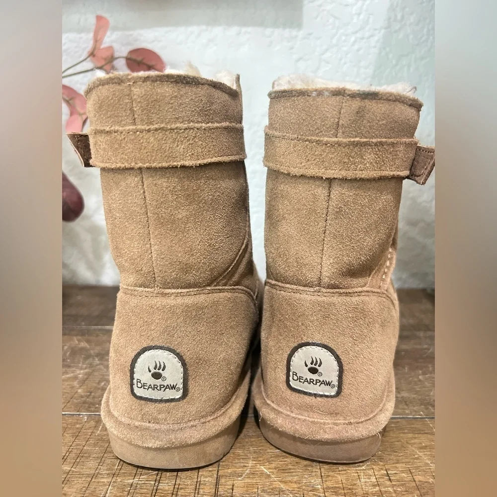BearPaw bootie faux shearling